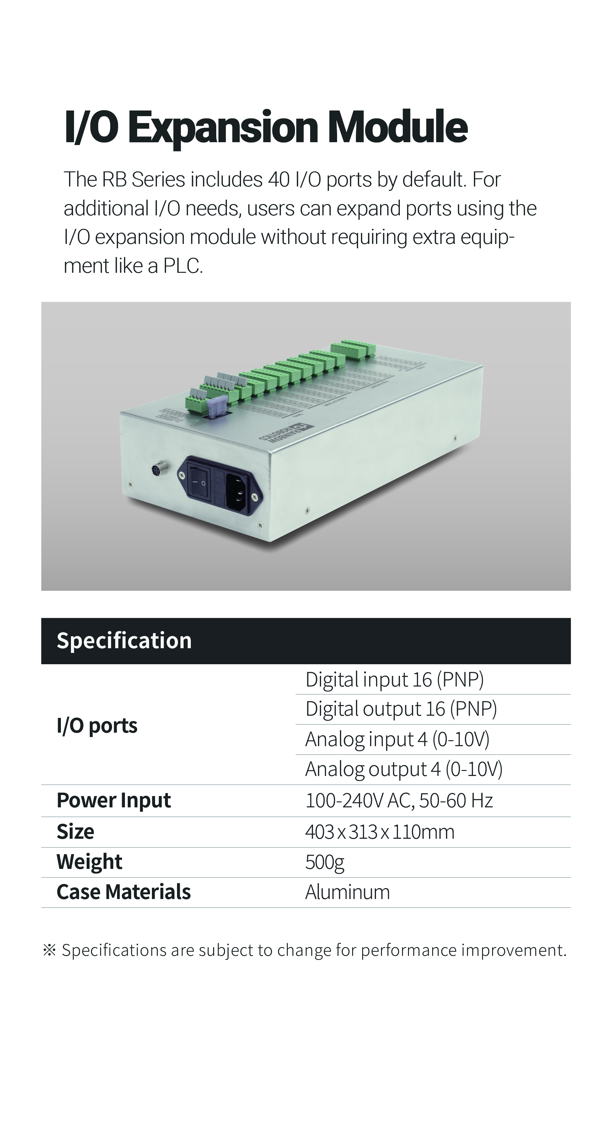 I/O Expansion Module