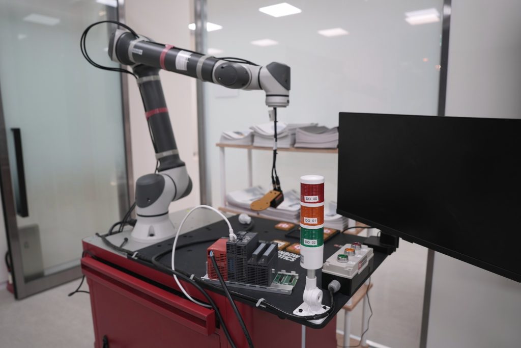 Training equipment used for hands-on practice