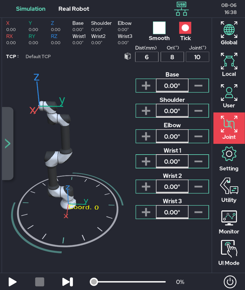 Precision Jog control